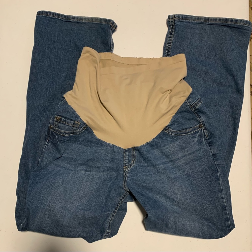 Indigo Blue 2XL maternity jeans